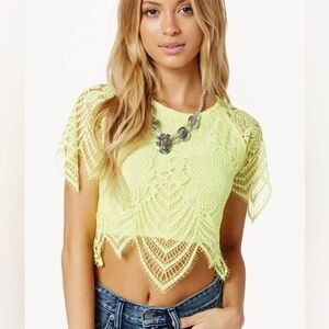 For Love & Lemons Luna Crop Top